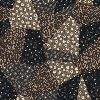 P-2890-636-NAVY-MOCHA - PRINTED CREPON 100% RAYON CREPON