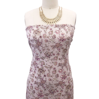 P-2899-754-BLUSH-ROSE - PRINTED POLY MOROCCAN 100% POLY