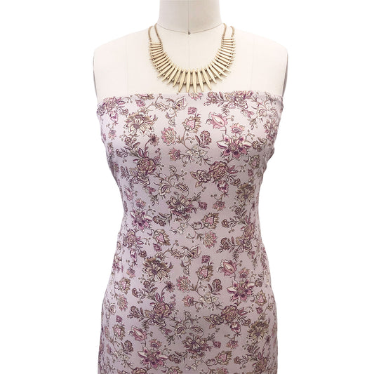 P-2899-754-BLUSH-ROSE - PRINTED POLY MOROCCAN 100% POLY