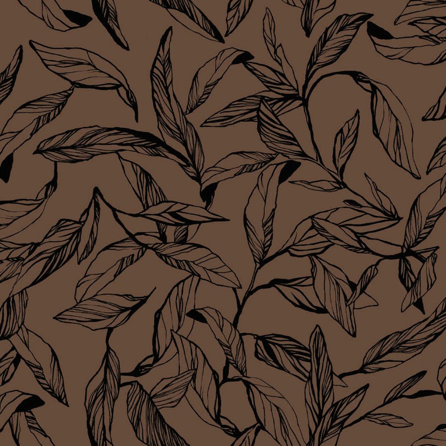 P-2904-754-ALMOND-BLACK - PRINTED POLY MOROCCAN 100% POLY