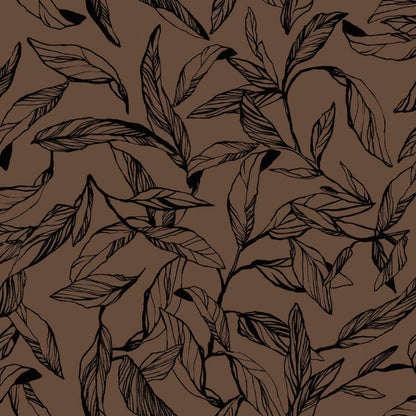 P-2904-754-ALMOND-BLACK - PRINTED POLY MOROCCAN 100% POLY