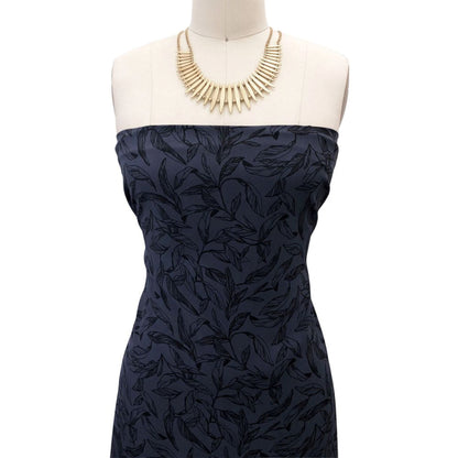 P-2904-754-INK-BLACK - PRINTED POLY MOROCCAN 100% POLY