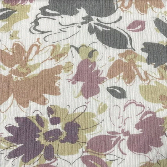 P-2906-636-ECRU-MAUVE PRINTED CREPON 100% RAYON CREPON