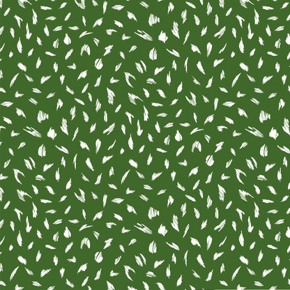 P-2908-456-GREEN-OFF-WHITE - PRINTED STRETCH SATIN 100% POLY