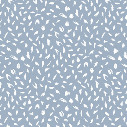 P-2908-456-STERLING-BLUE-OFF-WHITE - PRINTED STRETCH SATIN 100% POLY