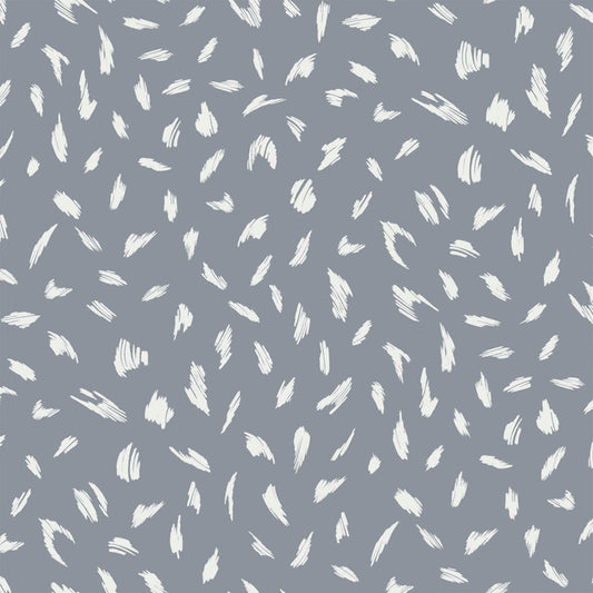 P-2908-754-STERLING-BLUE-OFF-WHITE - PRINTED POLY MOROCCAN 100% POLY