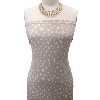 P-2908-754-TAN-OFF-WHITE - PRINTED POLY MOROCCAN 100% POLY
