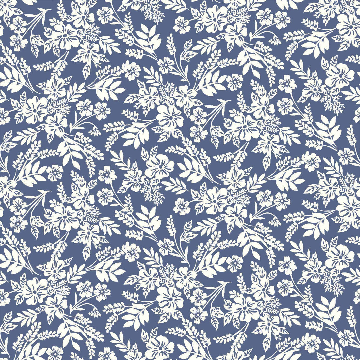 P-2920-754-BLUE-OFF-WHITE - PRINTED POLY MOROCCAN 100% POLY