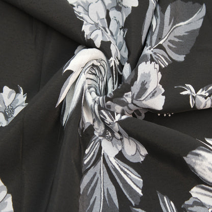 P-2947-754-BLACK-GREY - PRINTED POLY MOROCCAN 100% POLY