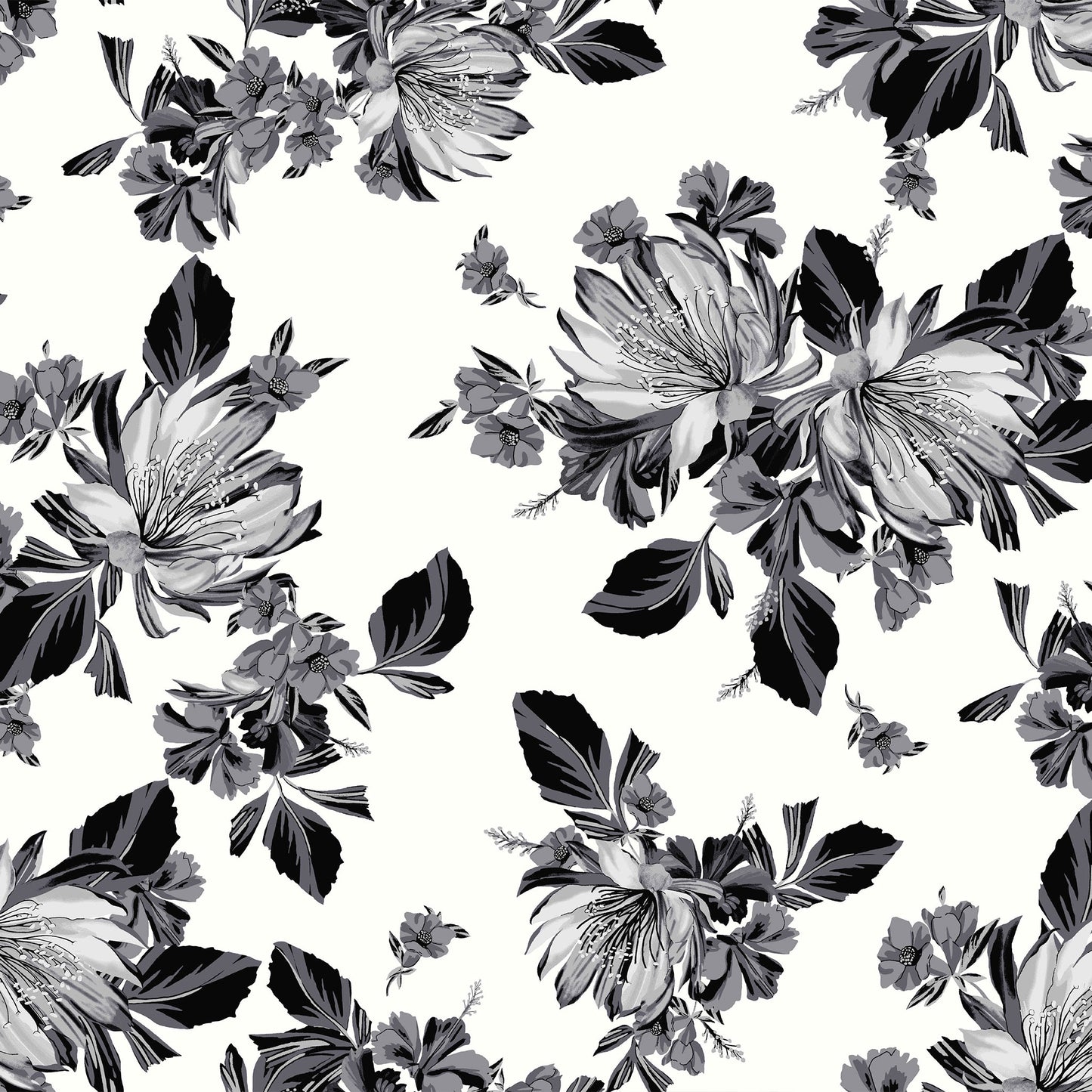 P-2947-754-OFFWHITE-GREY - PRINTED POLY MOROCCAN 100% POLY