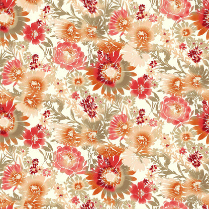 P-295-HVY-RSJ-OFFWHITE-CORAL - PRINT RSJ 95% RAYON 5% SPANDEX JERSEY