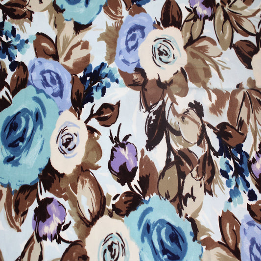 P-2964-668-PALE-BLUE-AQUA-BLUE - PRINTED DTY 92% POLY 8% SPANDEX DTY DOUBLE SIDED BRUSH