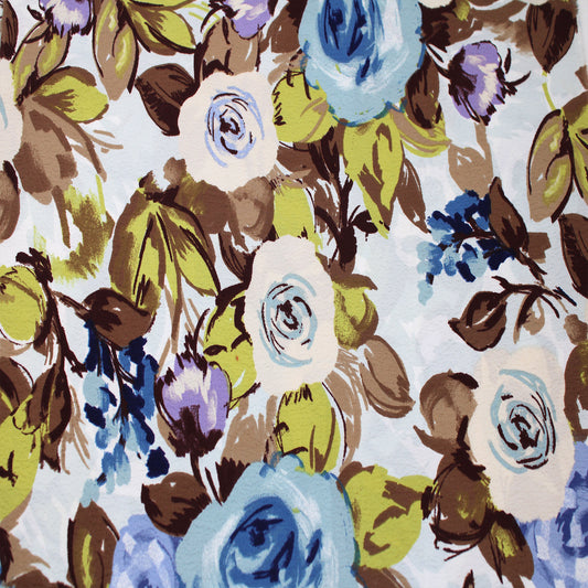 P-2964-754-PALE-BLUE-MISTY-BLUE - PRINTED POLY MOROCCAN 100% POLY