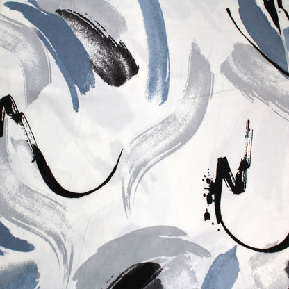 P-2966-668-OFF-WHITE-BLUE - PRINTED DTY 92% POLY 8% SPANDEX DTY DOUBLE SIDED BRUSH