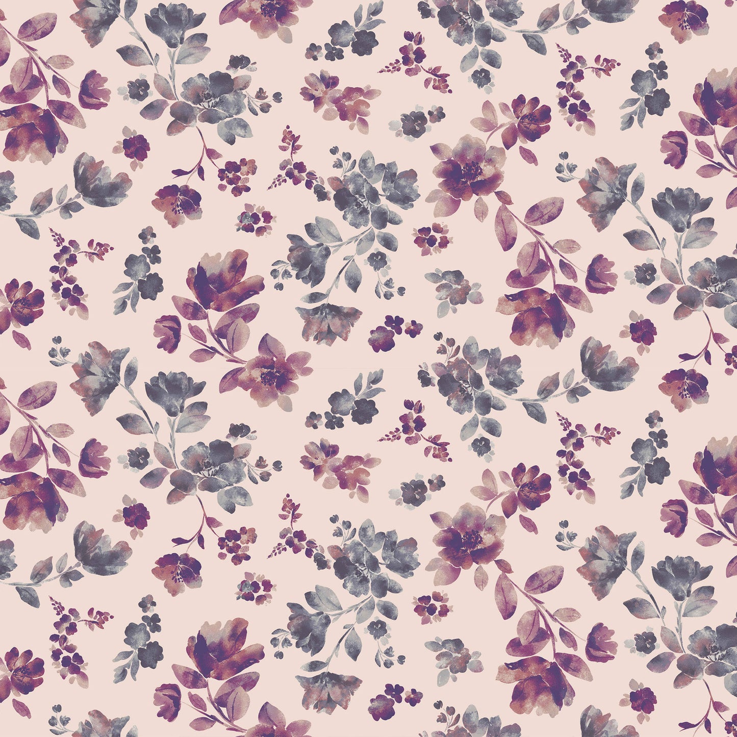 P-2982-504-BLUSH-ROSE - PRINTED WOOL DOBBY 100% POLYESTER