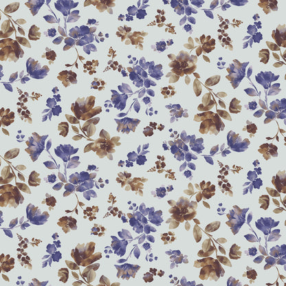 P-2982-504-PALE-BLUE-PERI - PRINTED WOOL DOBBY 100% POLYESTER