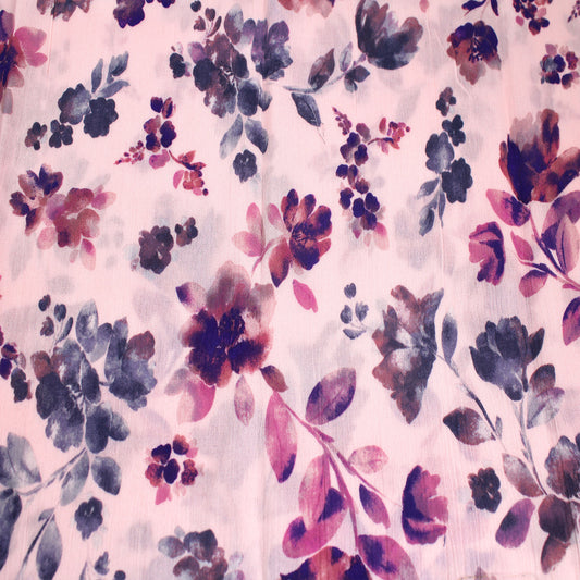P-2982-636-BLUSH-ROSE PRINTED CREPON 100% RAYON CREPON