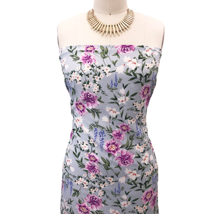 P-2984-754-PALE-BLUE-ORCHID - PRINTED POLY MOROCCAN 100% POLY