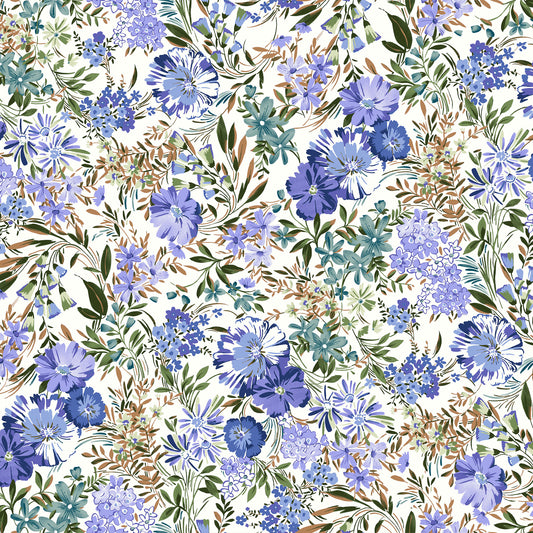 P-2985-504-OFF-WHITE-PERI - PRINTED WOOL DOBBY 100% POLYESTER