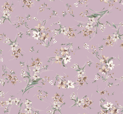 P-2988-754-IVORY-MAUVE - PRINTED POLY MOROCCAN 100% POLY