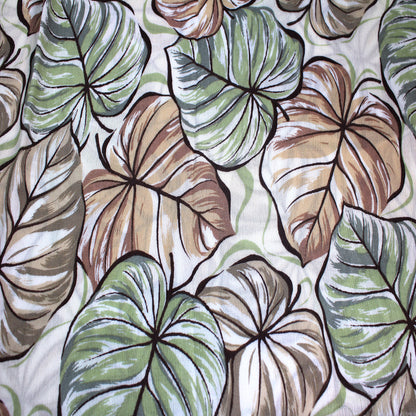 P-2989-636-ECRU-SEAFOAM - PRINTED CREPON 100% RAYON CREPON