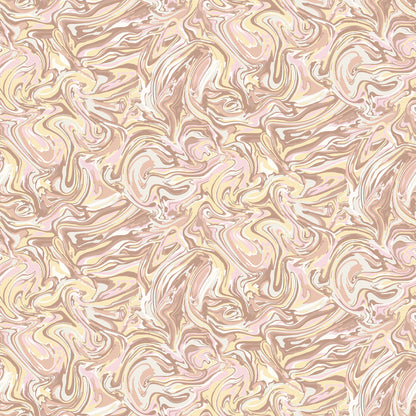P-2990-456-ROSE-GOLD-PINK - PRINTED STRETCH SATIN 100% POLY
