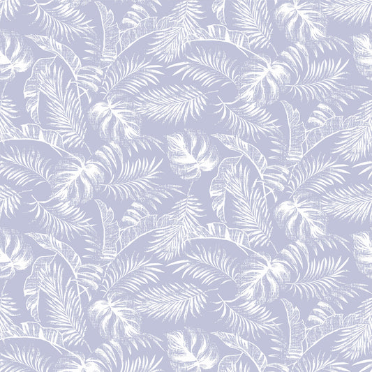 P-2994-504-BLUE-OFFWHITE - PRINTED WOOL DOBBY 100% POLYESTER
