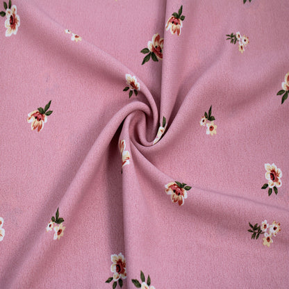 P-2995-754-PINK-PALE-YELLOW - PRINTED POLY MOROCCAN 100% POLY