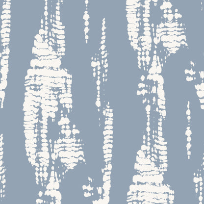 P-2998-754-BLUE-IVORY - PRINTED POLY MOROCCAN 100% POLY
