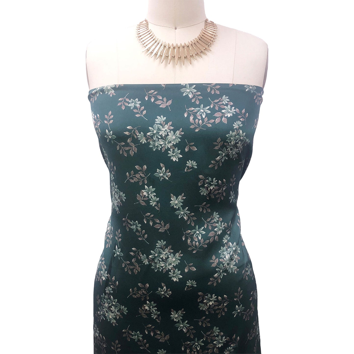 P-3000-456-JASPER-GREEN-SAGE - PRINTED STRETCH SATIN 100% POLY