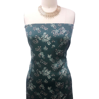 P-3000-456-JASPER-GREEN-SAGE - PRINTED STRETCH SATIN 100% POLY