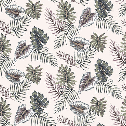 P-3009-636-IVORY-ANTIQUE-BLUE - PRINTED CREPON 100% RAYON CREPON