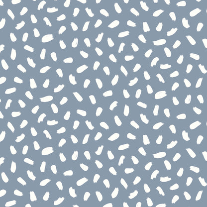 P-3012-668-DUSTY-BLUE-OFF-WHITE - PRINTED DTY 92% POLY 8% SPANDEX DTY DOUBLE SIDED BRUSH