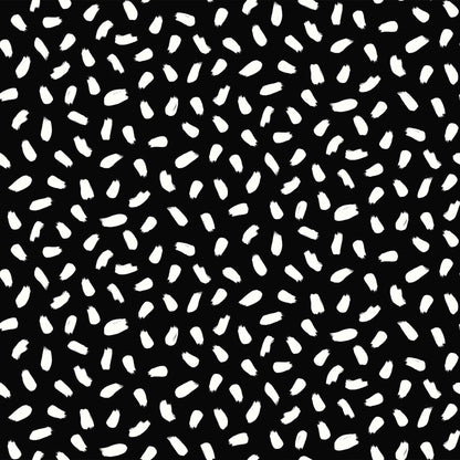 P-3012-754-BLACK-OFFWHITE - PRINTED POLY MOROCCAN 100% POLY