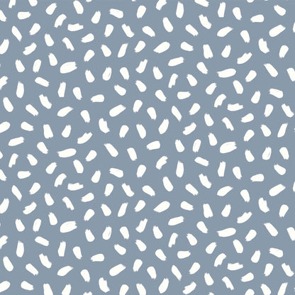 P-3012-754-DUSTY-BLUE-OFF-WHITE - PRINTED POLY MOROCCAN 100% POLY