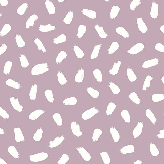 P-3012-754-LILAC-OFF-WHITE - PRINTED POLY MOROCCAN 100% POLY