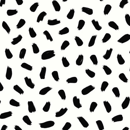 P-3012-754-OFF-WHITE-BLACK - PRINTED POLY MOROCCAN 100% POLY