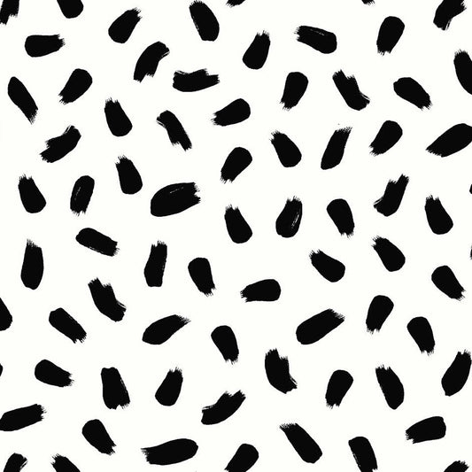 P-3012-754-OFF-WHITE-BLACK - PRINTED POLY MOROCCAN 100% POLY