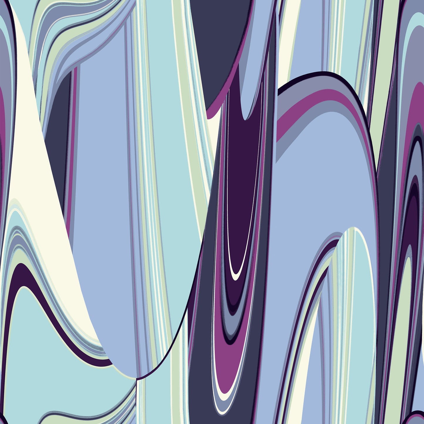 P-3019-754-BLUE-INDIGO - PRINTED POLY MOROCCAN 100% POLY