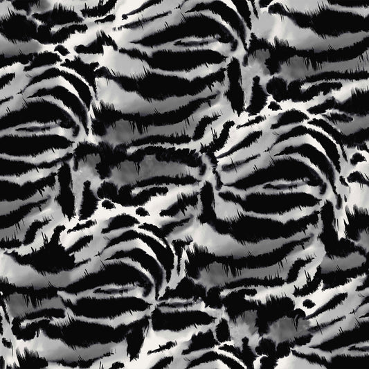 P-3024-450-GREY-BLACK - PRINTED ITY 96% POLY 4% SPANDEX