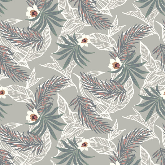 P-3033-754-SAGE-SMOKE-BLUE - PRINTED POLY MOROCCAN 100% POLY