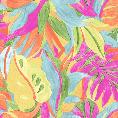 P-3037-754-FUCHSIA-DUSTY-AQUA - PRINTED POLY MOROCCAN 100% POLY