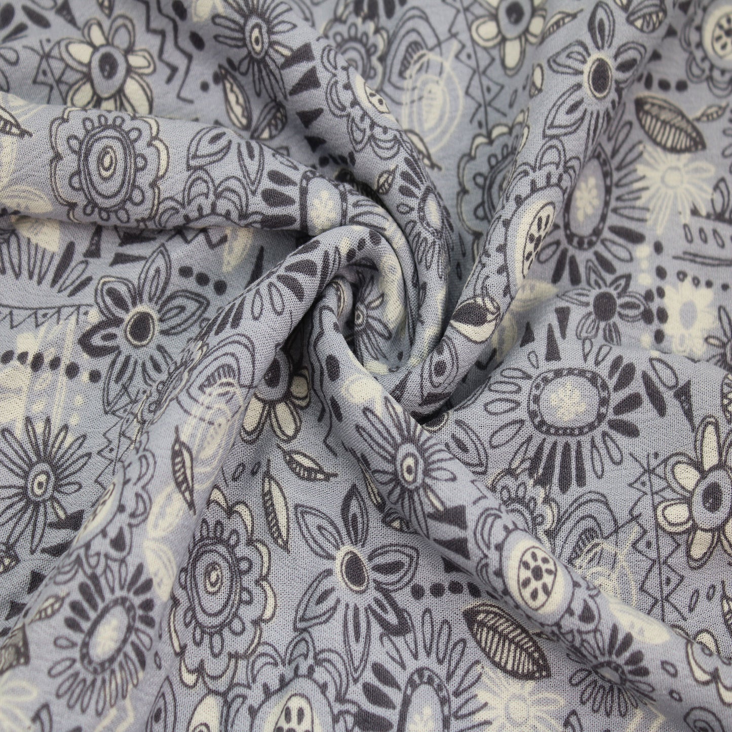 P-3069-636-BLUE-DENIM PRINTED CREPON 100% RAYON CREPON