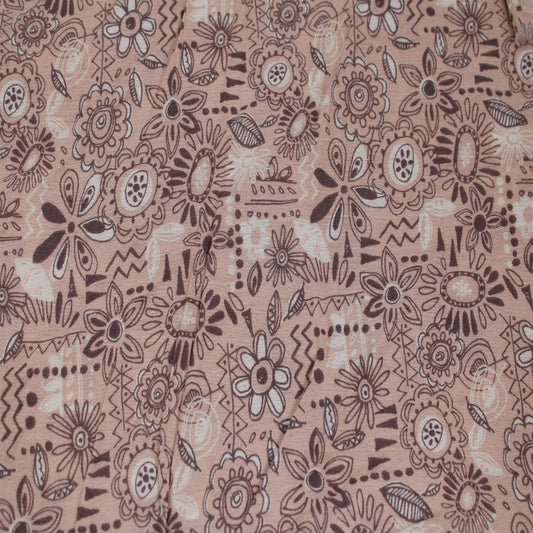 P-3069-636-LATTE-MOCHA PRINTED CREPON 100% RAYON CREPON