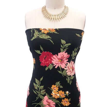 P-3076-450-BLACK-RED - PRINTED ITY 96% POLY 4% SPANDEX