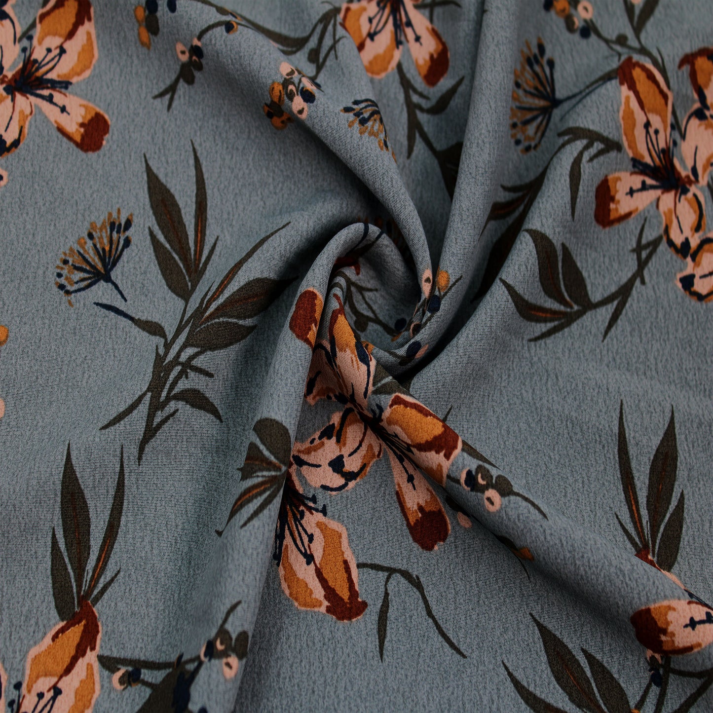 P-3147-754-SAGE-MOCHA - PRINTED POLY MOROCCAN 100% POLY