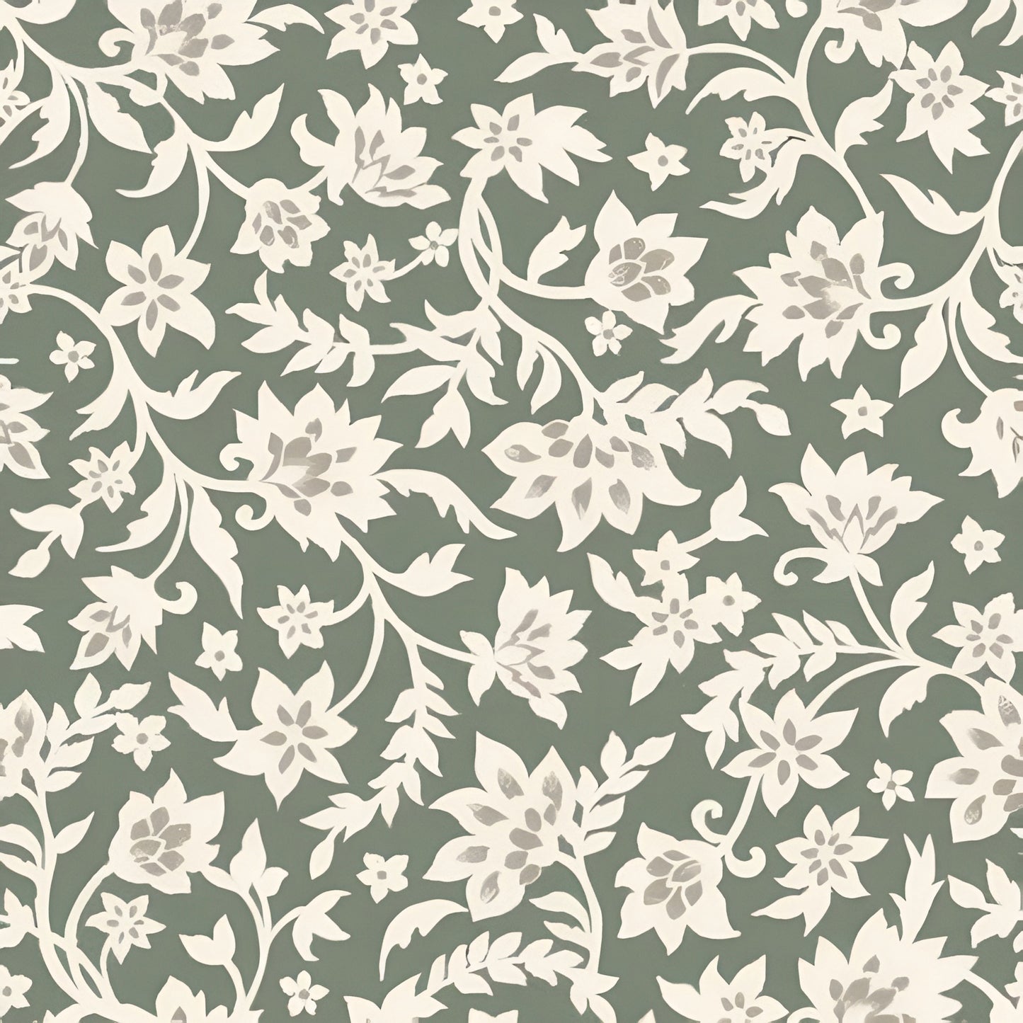 P-3149-636-PINE-DOVE - PRINTED CREPON 100% RAYON CREPON