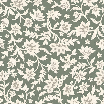 P-3149-636-PINE-DOVE - PRINTED CREPON 100% RAYON CREPON