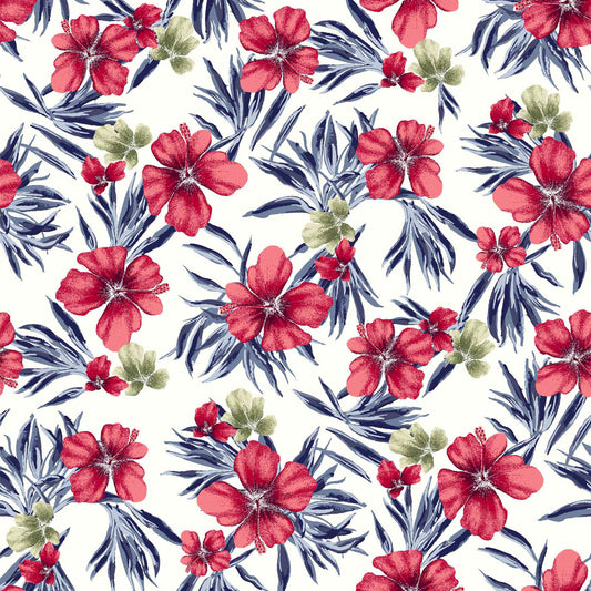 P-315-HVY-RSJ-OFFWHITE-GUAVA - PRINT RSJ 95% RAYON 5% SPANDEX JERSEY