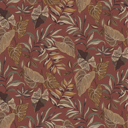 P-3150-636-MARSALA-TOPAZ - PRINTED CREPON 100% RAYON CREPON